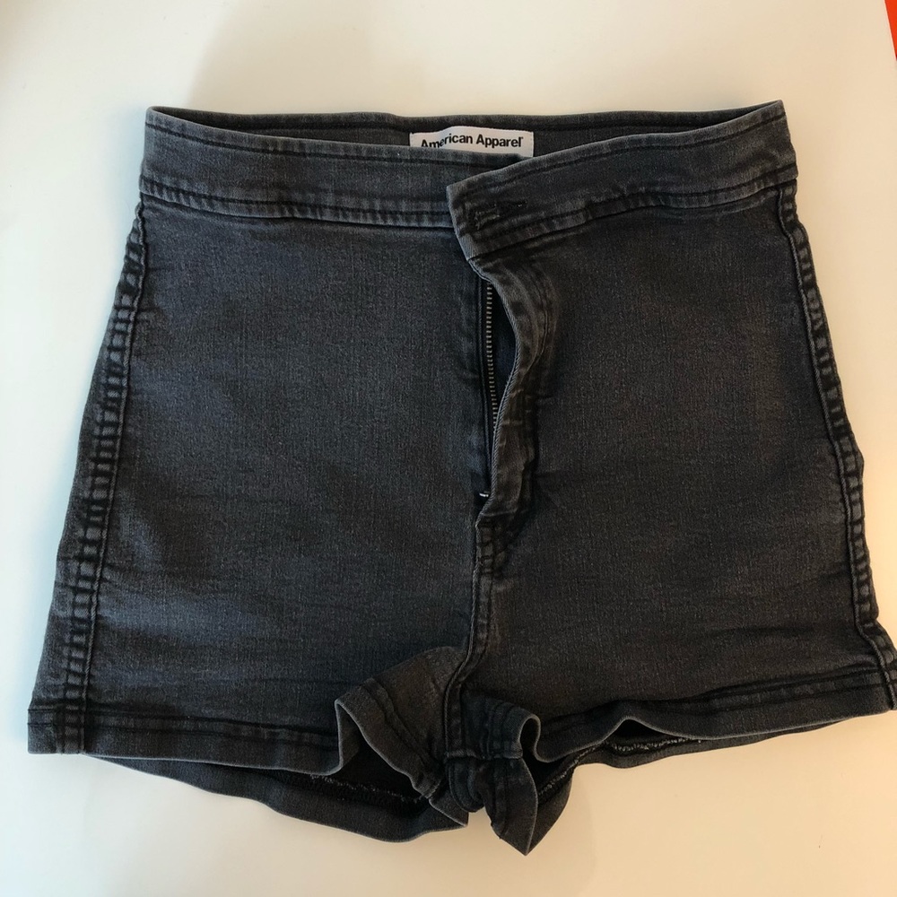 American Apparel Microshorts black
